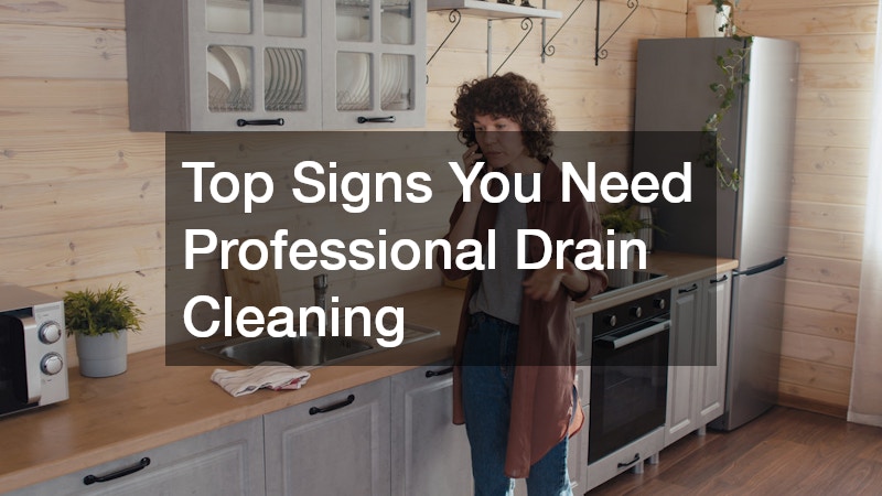 Top Signs You Need Professional Drain Cleaning